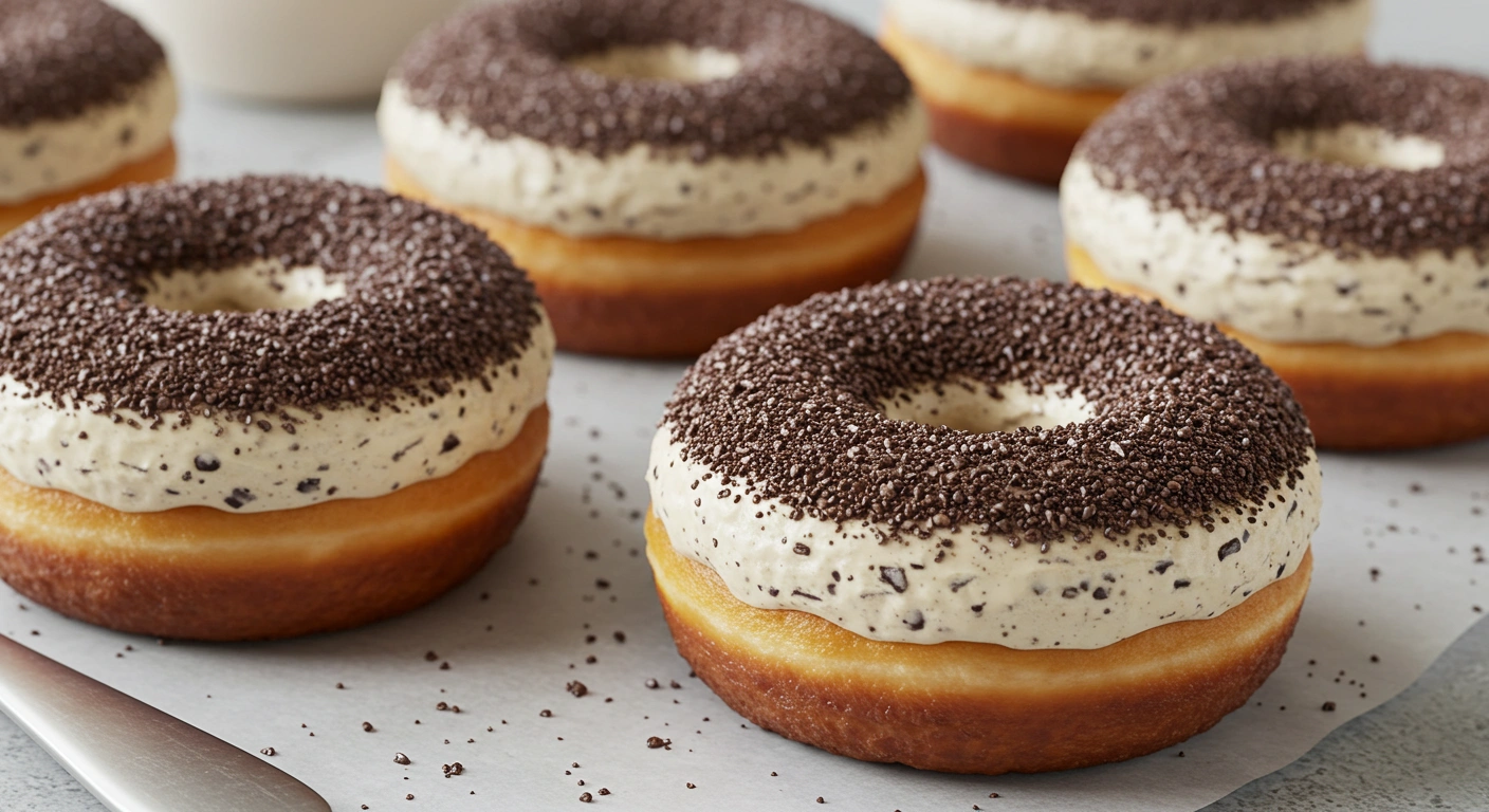 Oreo Cheesecake Doughnuts